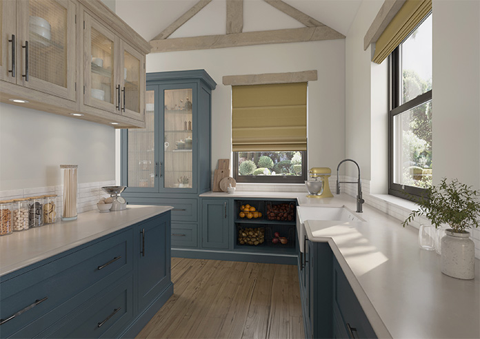 Carina, Ochre - Roman Blind - Image 6